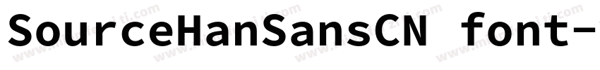 SourceHanSansCN font字体转换